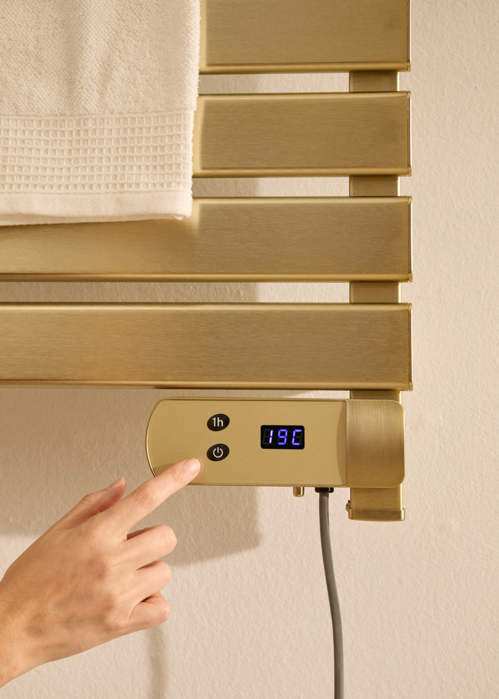 Towel Heater with 24H Timer and Overheat Protection